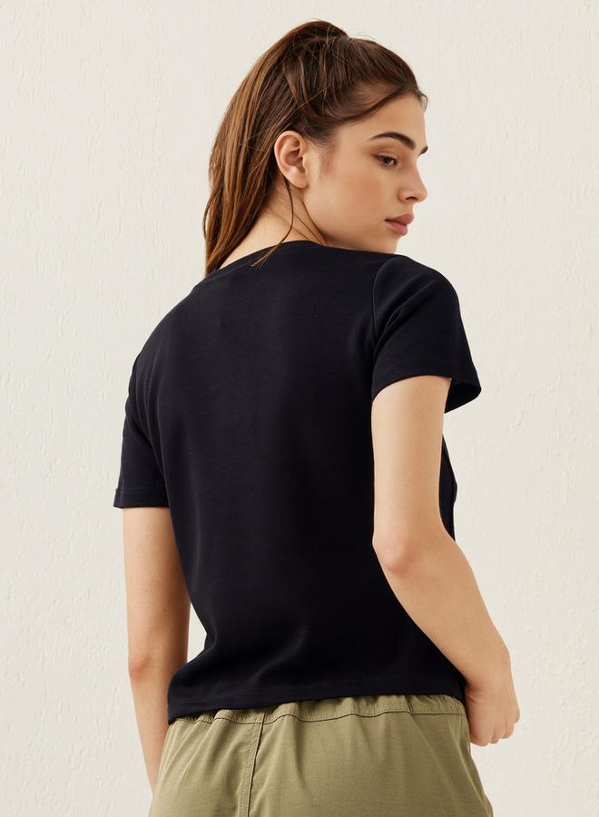 تواكستريمز تيشيرت بزخرفة معدنية - Image 3