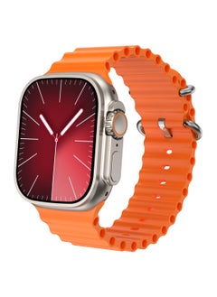 T900 Ultra Bluetooth Calling Smart Watch, 2.2" Big Display Multifunctional Smart Sports Watch, 220mah Battery Waterproof Smart Wrist Watch With All Sports Features and Health Tracker, (Orange)