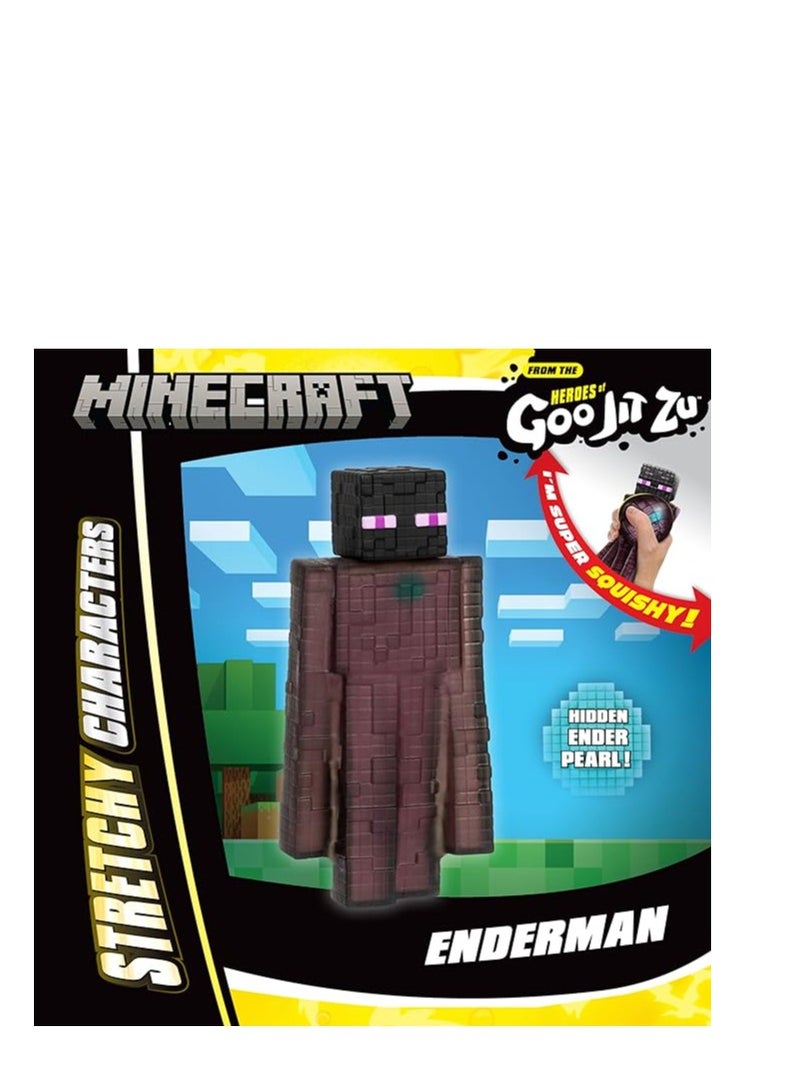 GOO JIT ZU Heroes of Goo Jit Zu Minecraft S2 Hero Pack – Enderman | Stretchy Goo Minecraft Figure with Hidden Gunpowder Piece | Interactive Sensory Collectible Toy  - Image 5