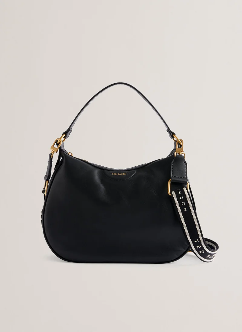 تيد بيكر Esiah Webbing Slouchy Chain Detailed Hobo
