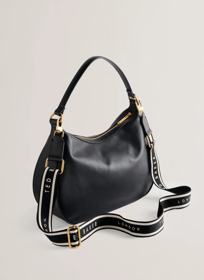 تيد بيكر Esiah Webbing Slouchy Chain Detailed Hobo