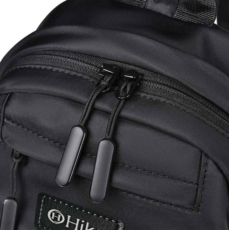 Hike Black Unisex Sling Bag Water Resistant Anti-Theft Unisex Shoulder bag for Travel Business Shopping College Outdoor, HK3307, Black  | Best Price UAE