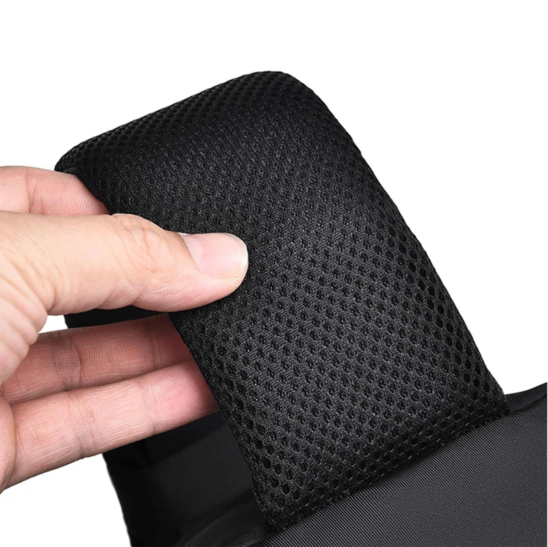 Hike Black Unisex Sling Bag Water Resistant Anti-Theft Unisex Shoulder bag for Travel Business Shopping College Outdoor, HK3307, Black  | Best Price UAE
