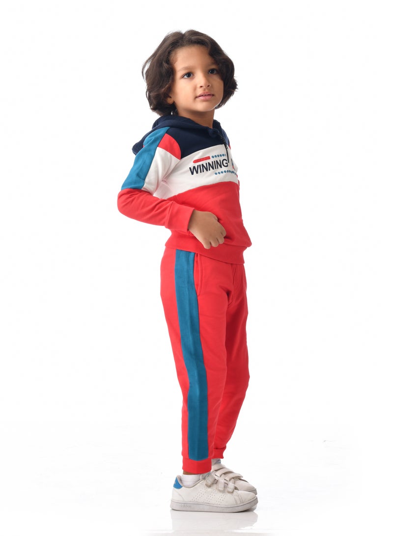 victor and jane Boys' 2-Piece Hoodie & Jogger Set - Image 2