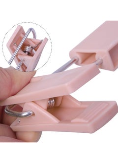 10-Pack Heavy-Duty Clothes Hangers with Secure Non-Slip Adjustable Clips, Compact Design for Trousers, Socks, Skirts & Coats (Pink) - pzsku/ZA1399BBC25AC740A917CZ/45/_/1740641234/542106d0-a06e-4b39-97fb-2f9d55869910