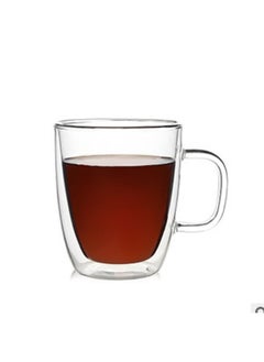 Generic Double-Walled Glass Mug with Handle 350ml Little Mark 
