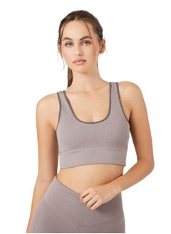 Seamless Scoop-Neck Sports Bra