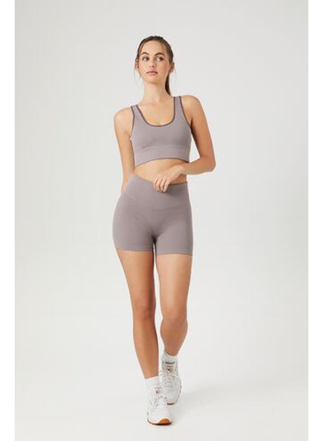 FOREVER 21 Seamless Scoop-Neck Sports Bra - Image 4