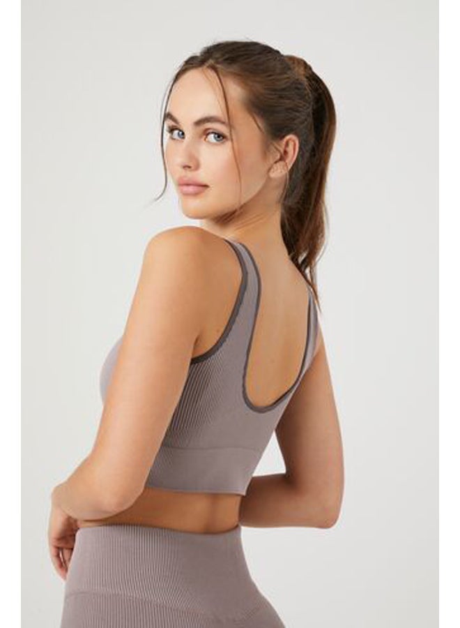 FOREVER 21 Seamless Scoop-Neck Sports Bra - Image 3