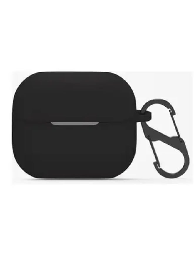Samsung Galaxy Buds 3 FE Case Strap Matte Silicone Black [Case Compatible with Galaxy Buds 3 FE - Black]