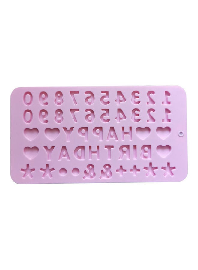 NIBEMINENT Silicone Chocolate Cake Mold Pink 21 x 11cm - Image 4