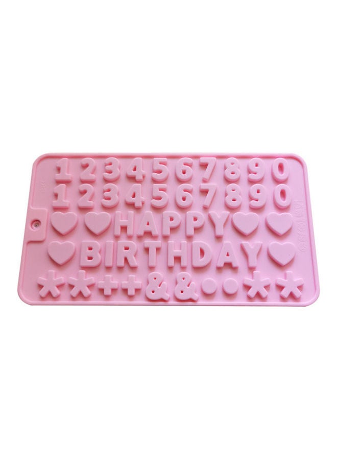 NIBEMINENT Silicone Chocolate Cake Mold Pink 21 x 11cm - Image 5