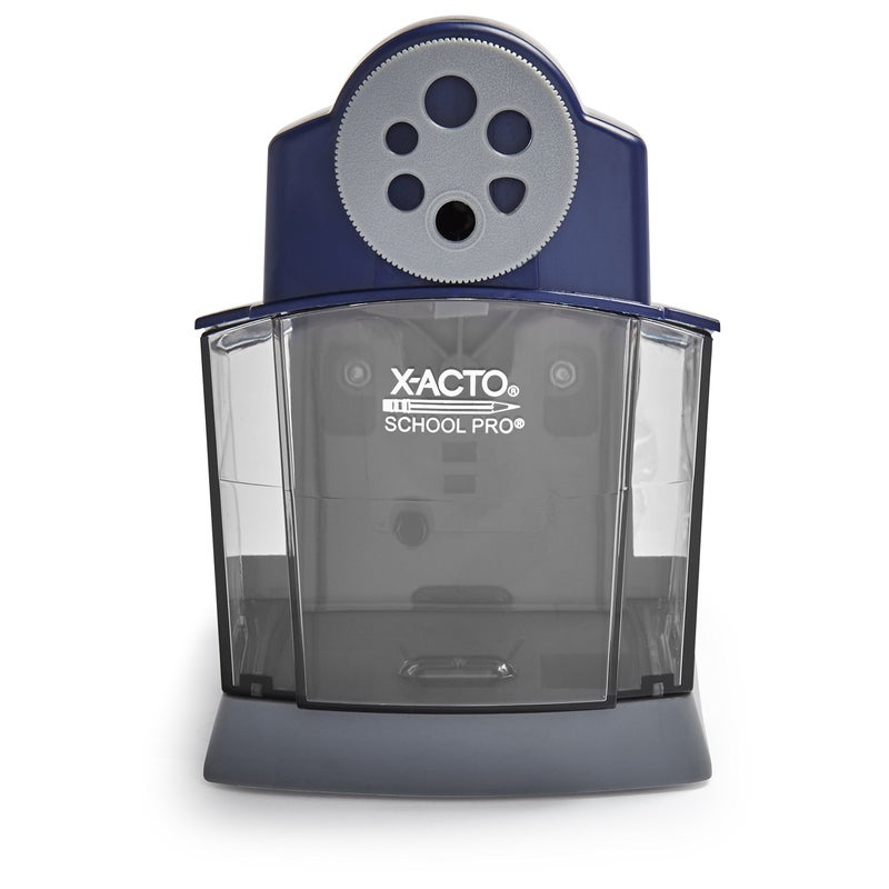 X-ACTO School Pro Classroom Electric Pencil Sharpener, Blue, 1 Count - Image 2