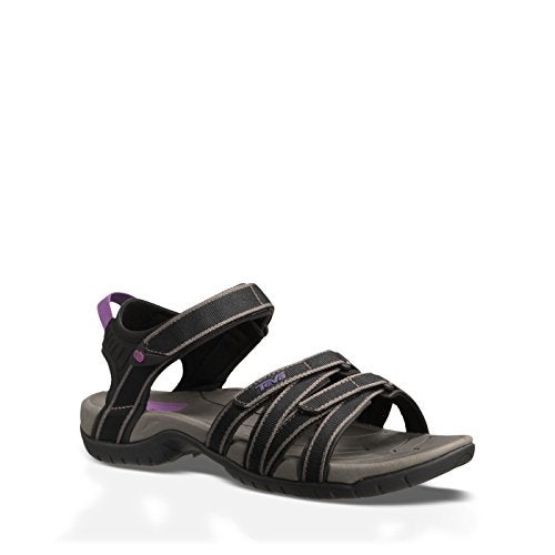 Teva womens Tirra Sandal, Black/Grey, 8 US - Image 2