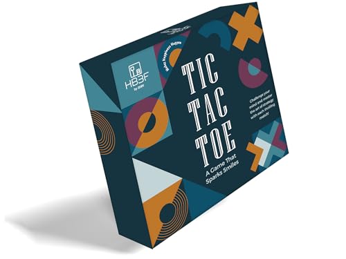 BSIRI Wooden Tic Tac Toe Game - Brain Teaser Puzzles for Adults Kids Games and Unique Gifts for Kids, Coffee Table Decor Living Room Decor Modern Wood Decor (5.5 Inch) - Image 2