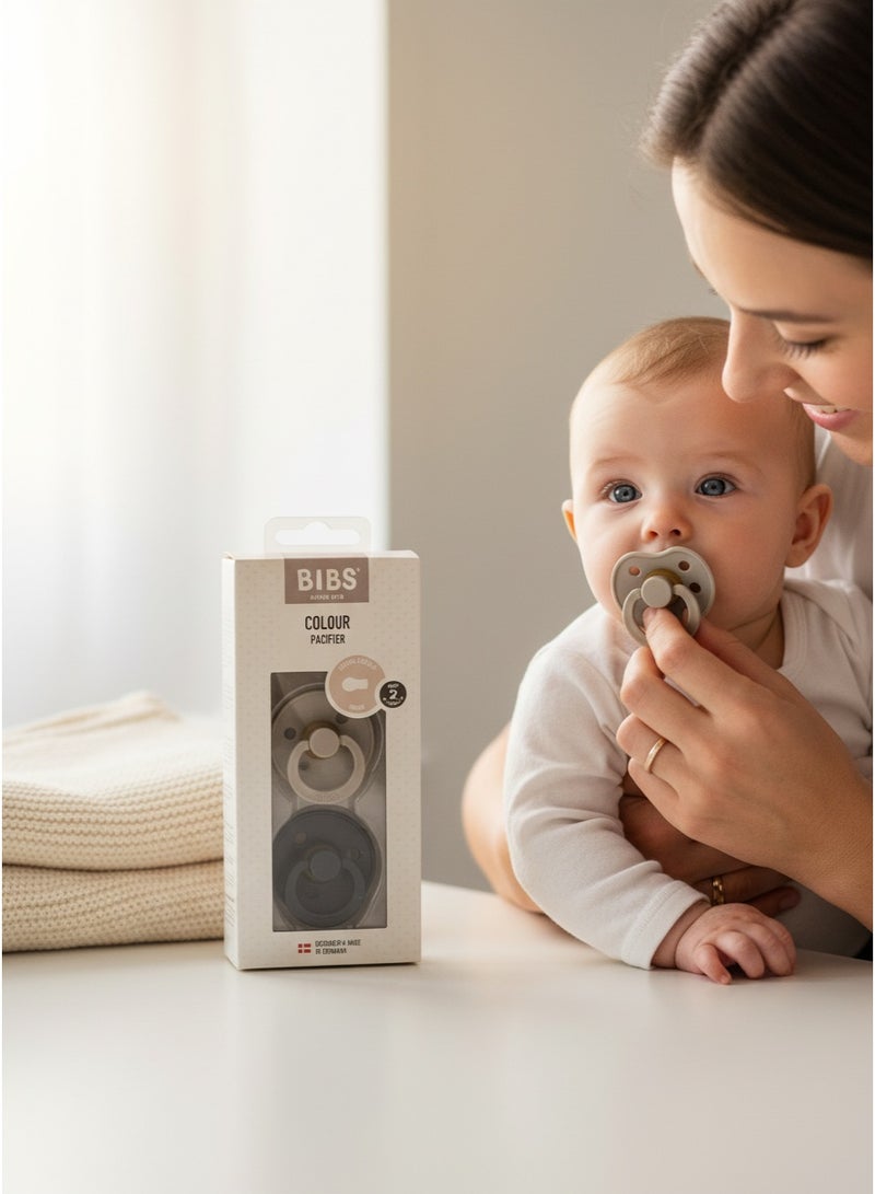 بيبس لهايه اطفال من BIBS مطاط طبيعى من سن 6 شهور+ بحلمه دائريه - Image 2