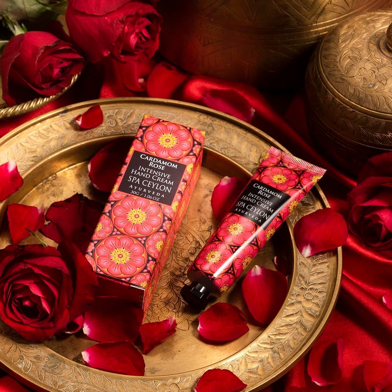 spa ceylon كريم اليدين المكثف من سبا سيلون بالهيل والورد 100% نباتي مناسب لجميع أنواع البشرة 30 جرام - Image 5