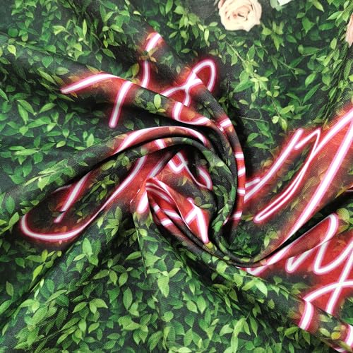 Riyidecor Happy Birthday Backdrop for Women，Girls Flower Wall Pink Rose，Green Leaves Floral Blossom Botanical Plant Nature 7Wx5H Feet Photography Background 30 Birthday Photo Studio Shoot Fabric - Image 5