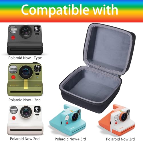 co2CREA Hard Case Compatible with Polaroid Now+ 3rd / Now 3rd Generation/Gen 2 Now/Now+ 2nd Generation/Originals Now I-Type Instant Film Camera (Case Only) - Image 2