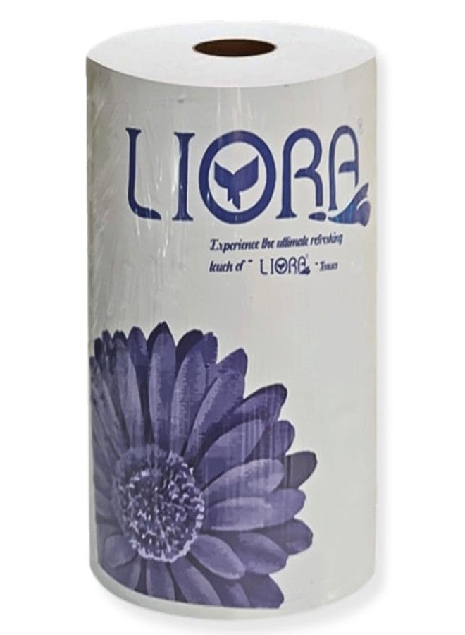 Liora HRT Kitchen Tissue/Towel Paper Roll, 1 kg (Pack Of 1), 100% Biodegradable Virgin Tissue Paper, Eco-Friendly, Soft, Highly Skin-Friendly - Image 1
