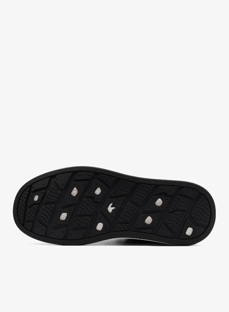 U.S. Polo Assn. Black & White USPA Women’s Black & White Platform Sneakers – Casual Lace-Up Fashion Shoes | Chunky Sole Everyday Comfort Trainers for Women | Best Price UAE
