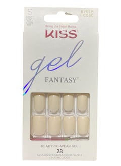 KISS Gel Fantasy 28 Nails FC05C Size S 