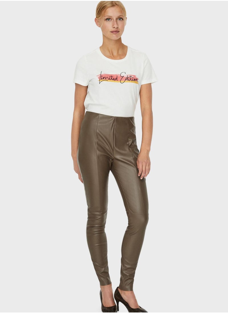 VERO MODA - High Waist Leggings - Image 1