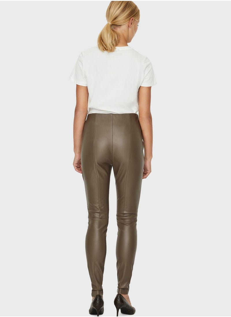 VERO MODA - High Waist Leggings - Image 1
