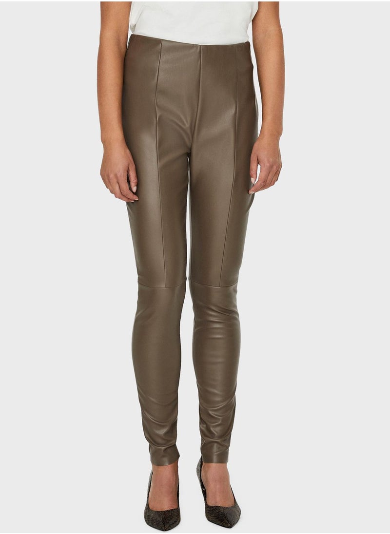 VERO MODA - High Waist Leggings - Image 1