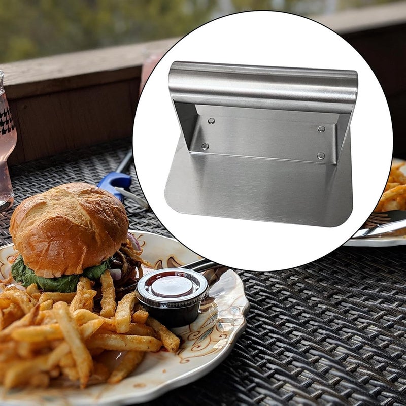 Istara Stainless Steel Burger Press Burger Smasher NonStick Smooth Bacon Press Patty Maker Grill Press Perfect for Flat Top Griddle Grill Cooking Accessories - Image 3