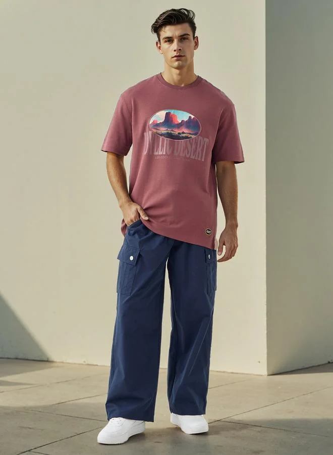 Lee Cooper Lee Cooper Typographic Print Crew Neck T-shirt