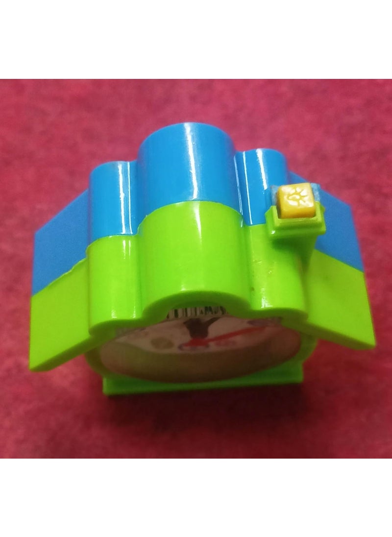 Generic - Mini Multi Colour Alarm Clock House with a Time Pointing at 1 oclockfor Kids - Image 1