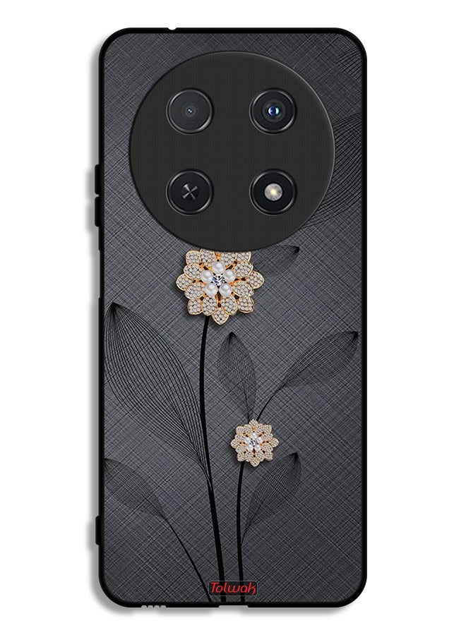 Tolwak Huawei nova 12i Protective Case Cover Diamond Flowers Art - Image 1