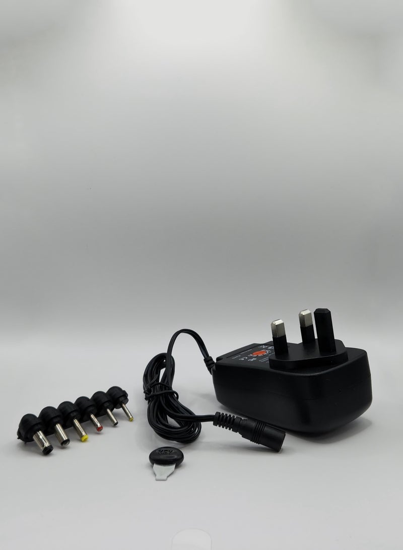 ATA Adjustable AC/DC Power Supply Adapter 3V-24V 2A with USB Socket and 6 DC Pins - Image 2