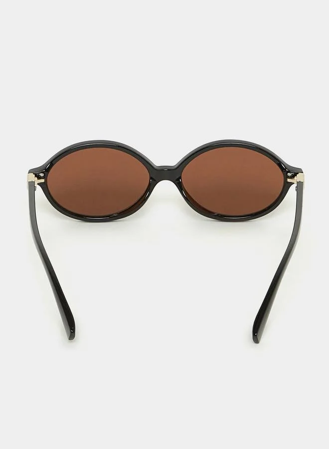 Styli Full Rim Round Frame Sunglass