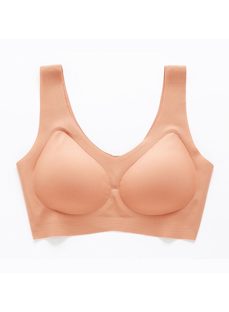 Loquat No Steel Ring Gathering Quick Drying Shock Proof Yoga Sports Bra 
