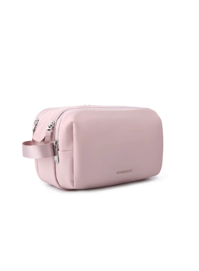 BAGSMART BAGSMART Baby Pink On-road Toiletry Bag