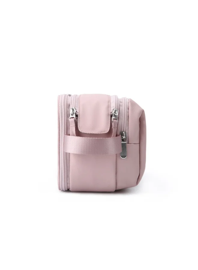 BAGSMART BAGSMART Baby Pink On-road Toiletry Bag