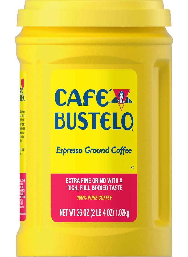 Café Bustelo Espresso Extra Fine Dark Roast Ground Coffee, 36 Ounces - Image 1