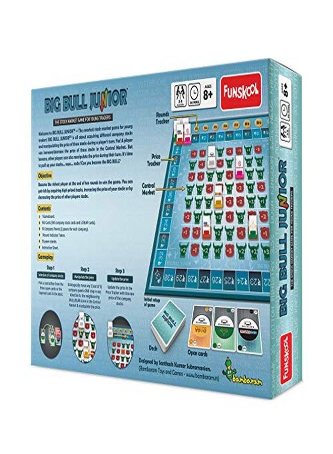 Funskool Games Stock Market and Trade Strategy for Young Traders, Kids and Family Big Bull Junior Board Game (2-5 Players, Multicolor, 8 and Above) - Image 5