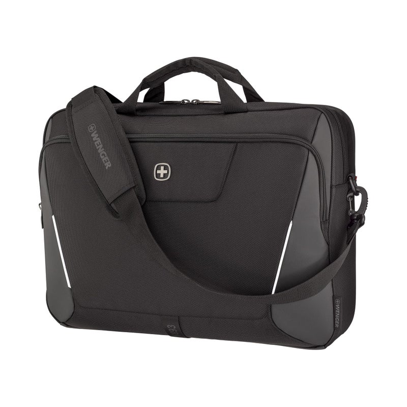 Wenger Swiss Designed XE Brief 17, Laptop Briefcase with Tablet Pocket, Includes Travel Organiser, Comes With Detachable Shoulder Strap, Black | 25 litres (653301) - Image 5