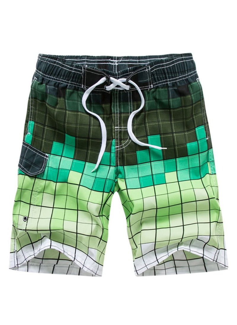 Loquat - Sports Loose Breathable Swimming Short Green - Image 1
