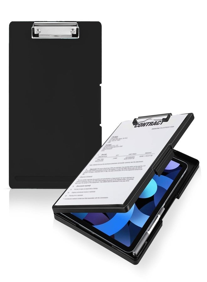 oddpod™ Sleek A4 Clip Pad with Side-Opening/Clipboard with Storage Case for Paper and Document Storage 1233 (Black) - Image 1