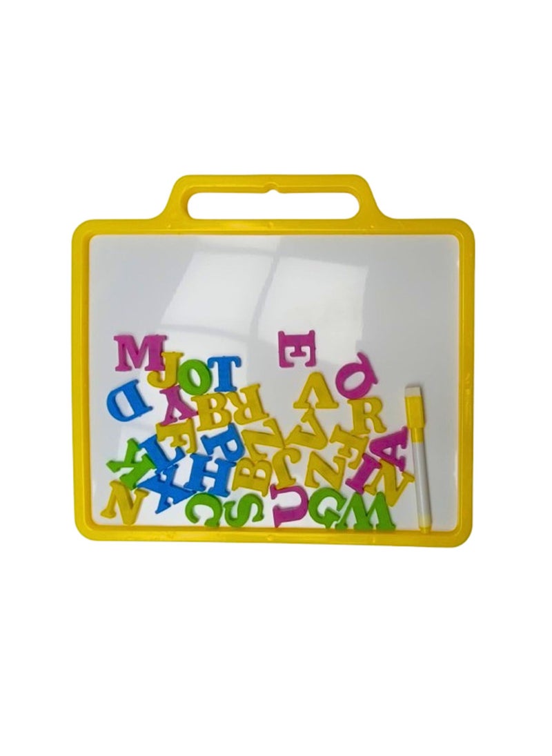 Coczoo Children Education Learning Magnetic Alhpabets Drawing And Writing Board for Kids with Accessories (Color May Vary)  - Image 2