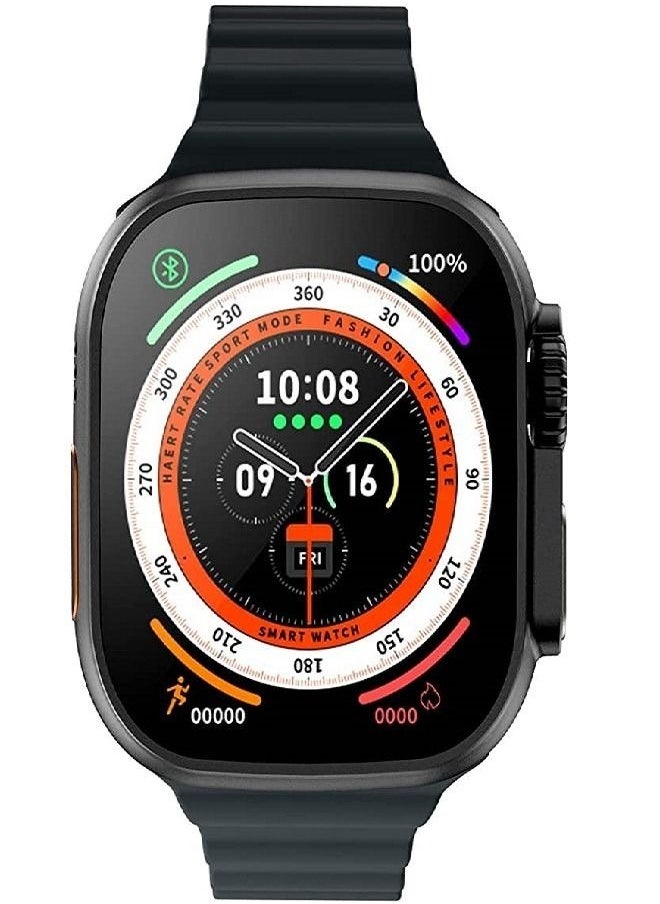 Generic - HK8 Pro Max Smart Watch - Amoled Screen - 49mm - Black - Image 1