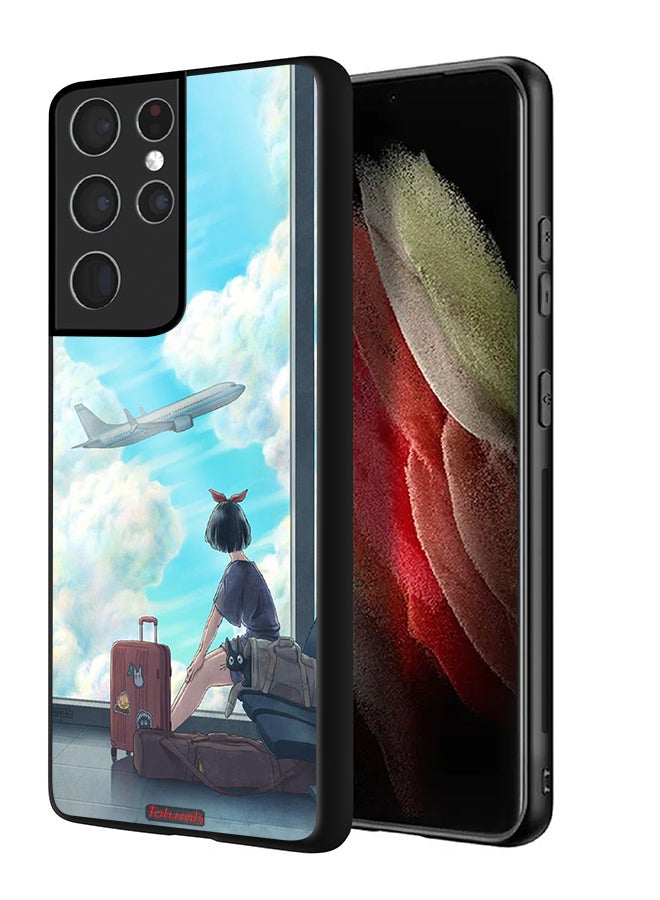 Tolwak Samsung Galaxy S21 Ultra 5G Protective Case Cover Travel Art - Image 1