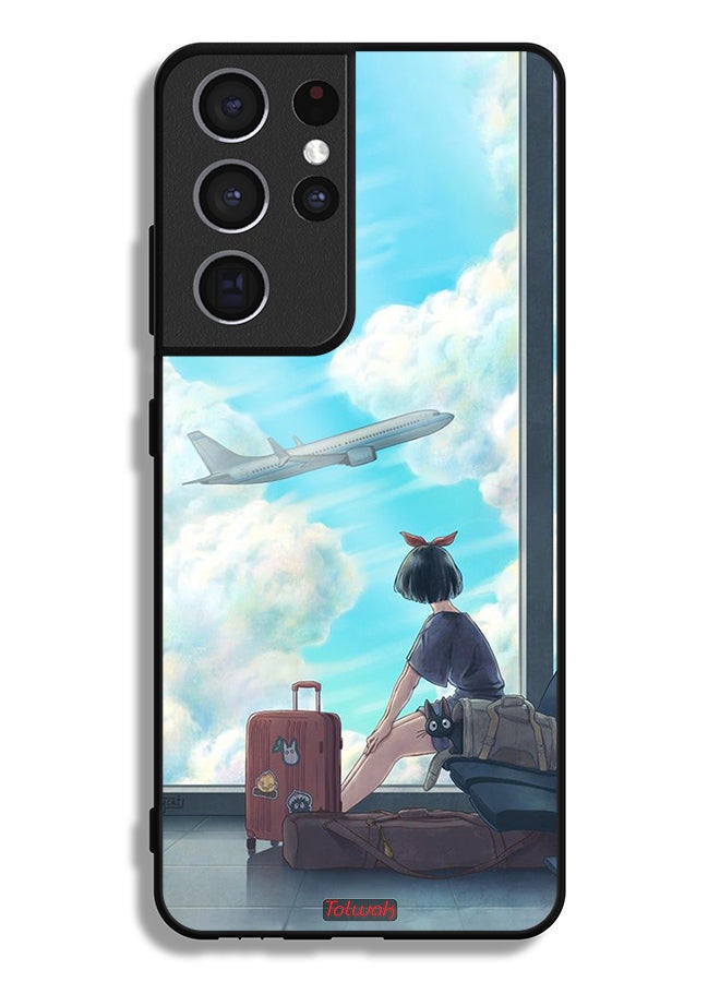 Tolwak Samsung Galaxy S21 Ultra 5G Protective Case Cover Travel Art - Image 3