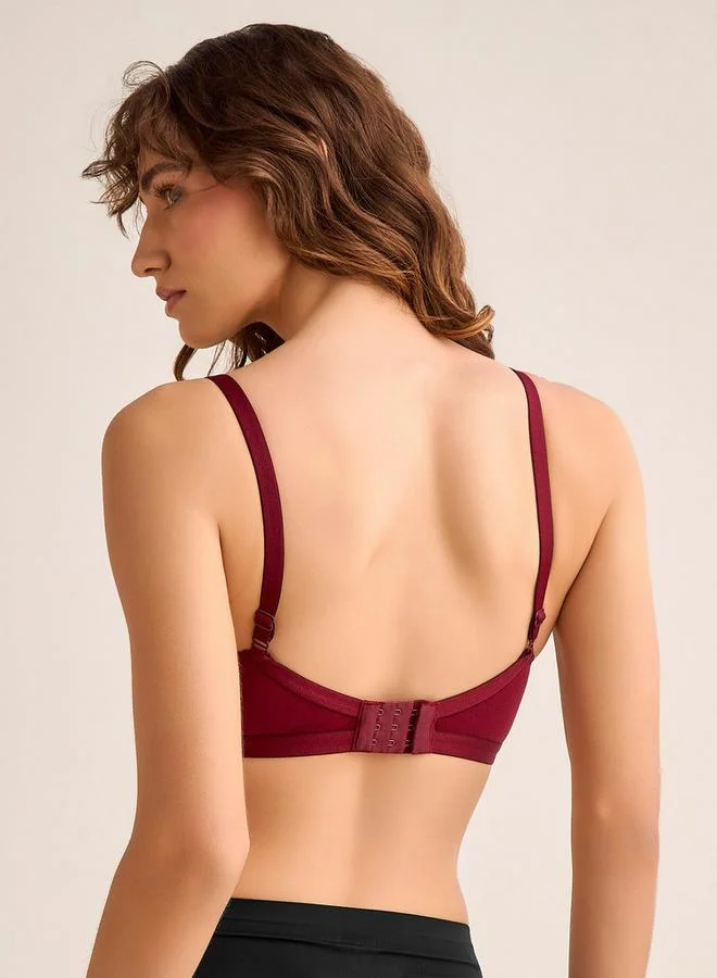 سبلاش فيڤ حمالة صدر بدون أسلاك وبدون حشوات بتفاصيل فيونكة