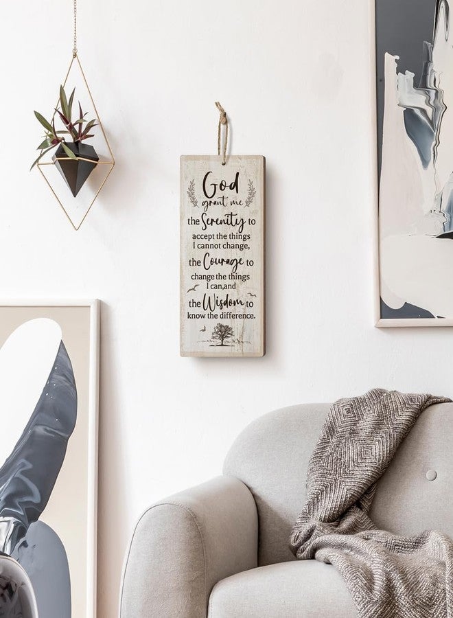 YZEXEZY Inspirational Religious Wall Decor-Serenity Prayer Sign12"x6"-God Grant Me Serenity, Courage,Wisdom-Christian Wall Art,Christian Gifts,Religious Gifts - Image 4