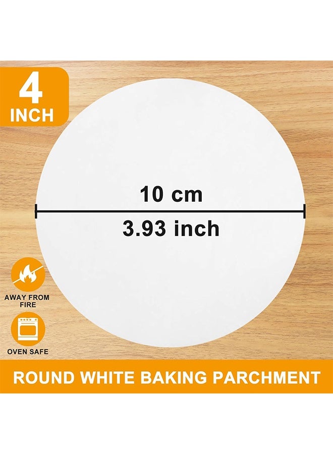 200-Piece Double Sided Burger Rounds Patty Paper 4 Inch Burger Patty Paper Sheet for Separating Burger Patty Cookies and More - Image 2